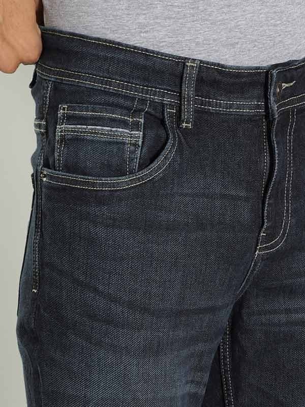 Indian Terrain Men Dark Blue Jeans